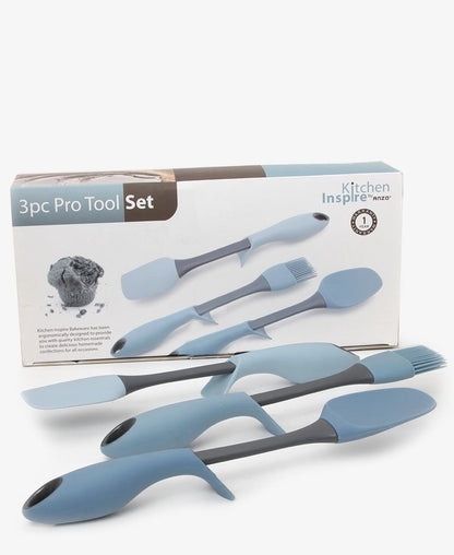 Kitchen Inspire 3 Piece Pro Baking Set - Blue