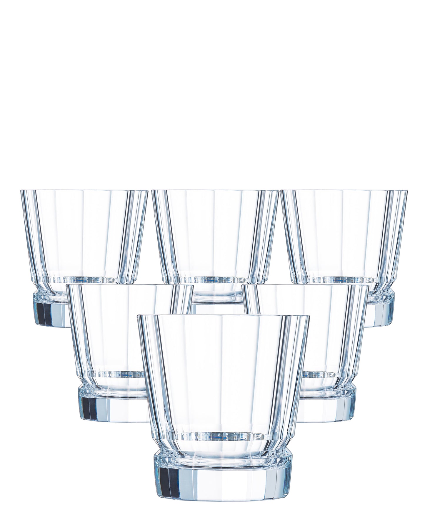 Cristal D'Arques Macassar 380ml Tumbler 6 Piece - Clear