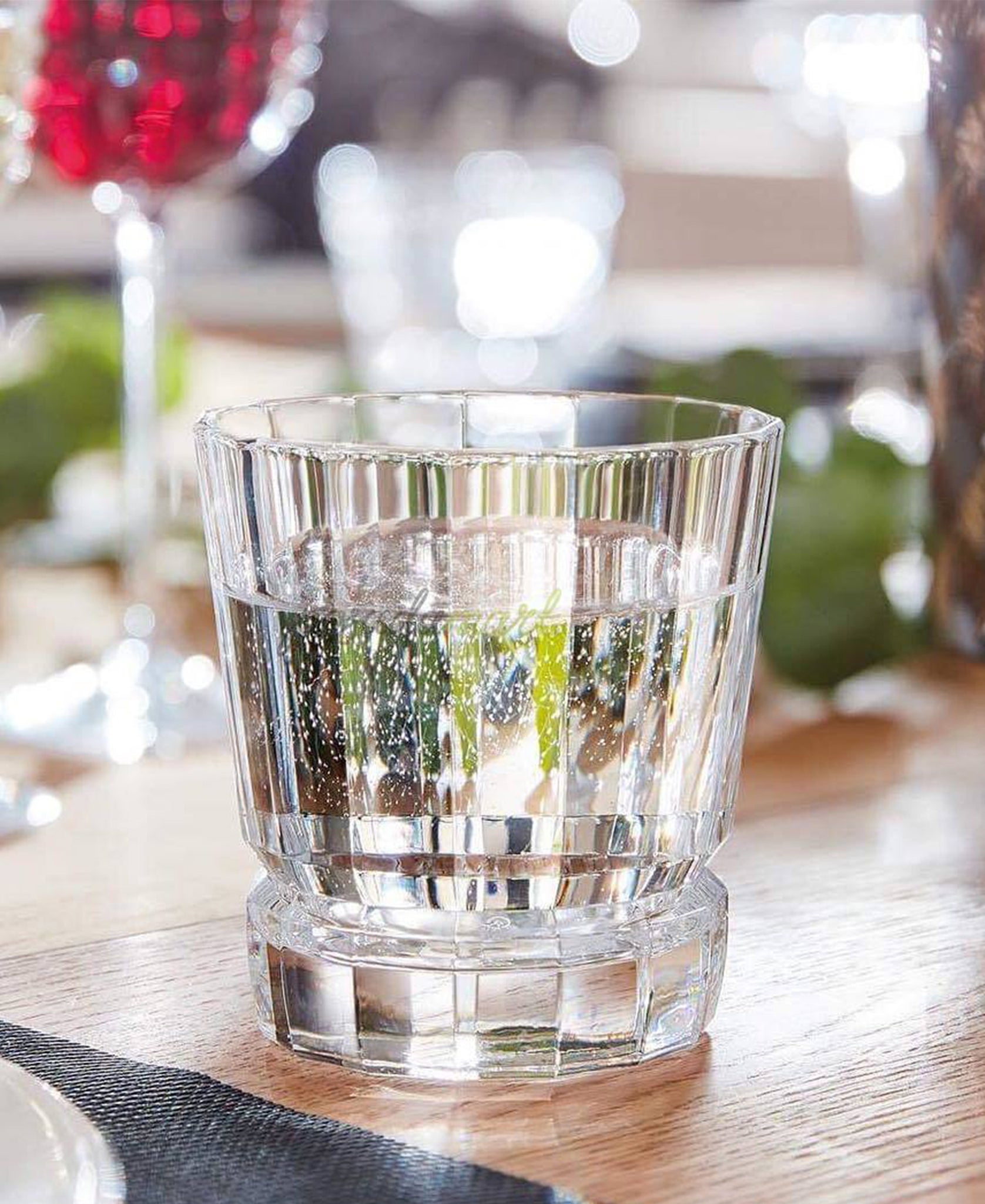 Cristal Arques Paris Verres à Pied Cristal D'Arques - Collection Macassar - 35cl - Lot De 6 - Art Déco - Hauteur 20,8cm Verres à Pied Cristal D'Arques - 7