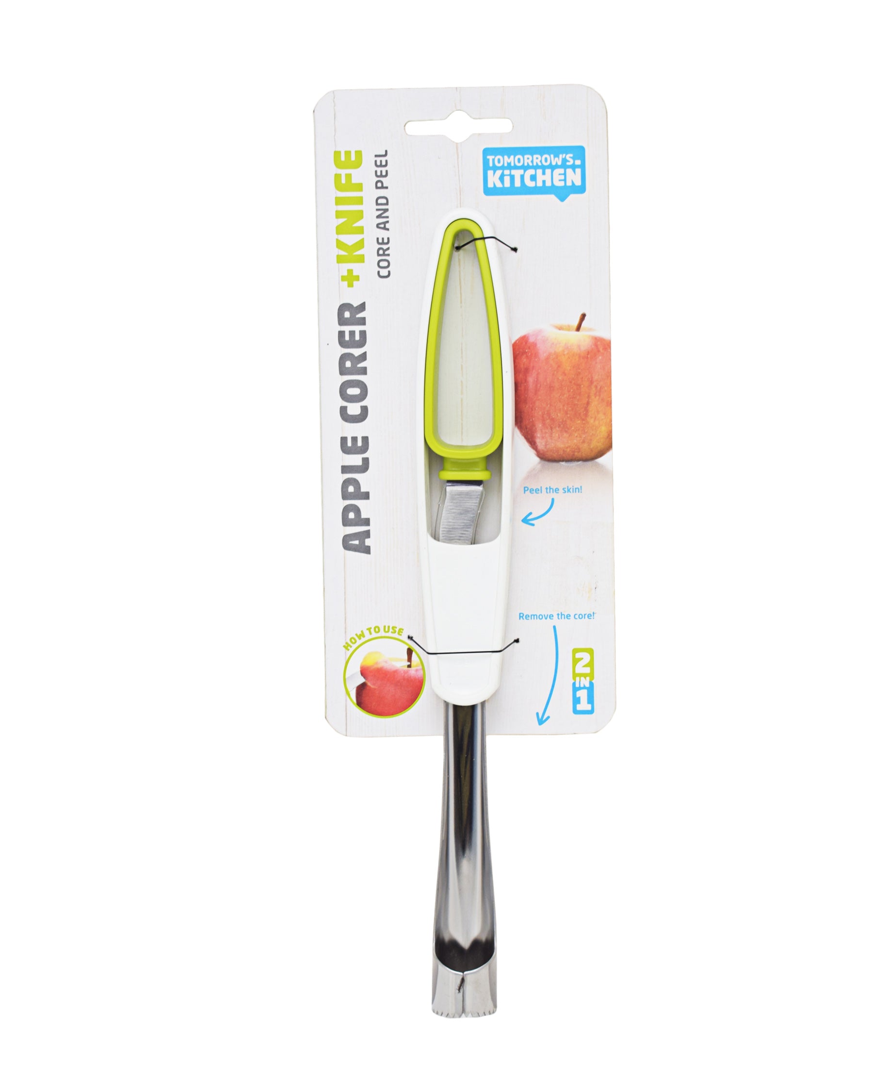 Tomorrows Kitchen Apple Corer and Knife core and peel