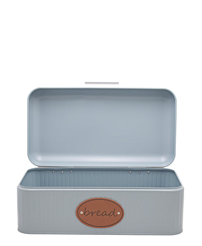 Kitchen Life French Bread Bin & Canister Set - Duck-Egg Blue