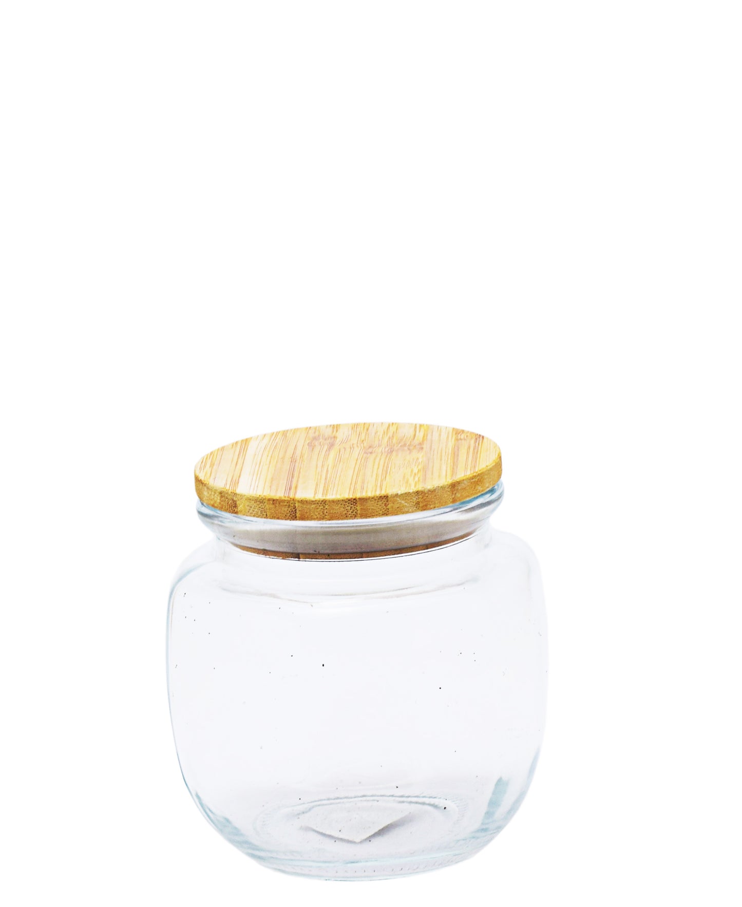 Borosilicate Canister 1L With Bamboo Lid - Medium