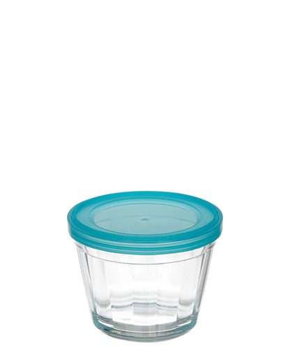 American 150ml Cup Bowl with Plastic Lid - Blue