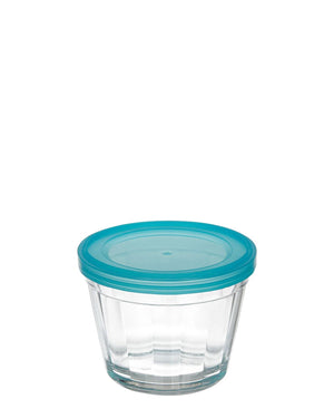 American Cup Bowl with Plastic Lid - Blue