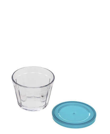 American 150ml Cup Bowl with Plastic Lid - Blue