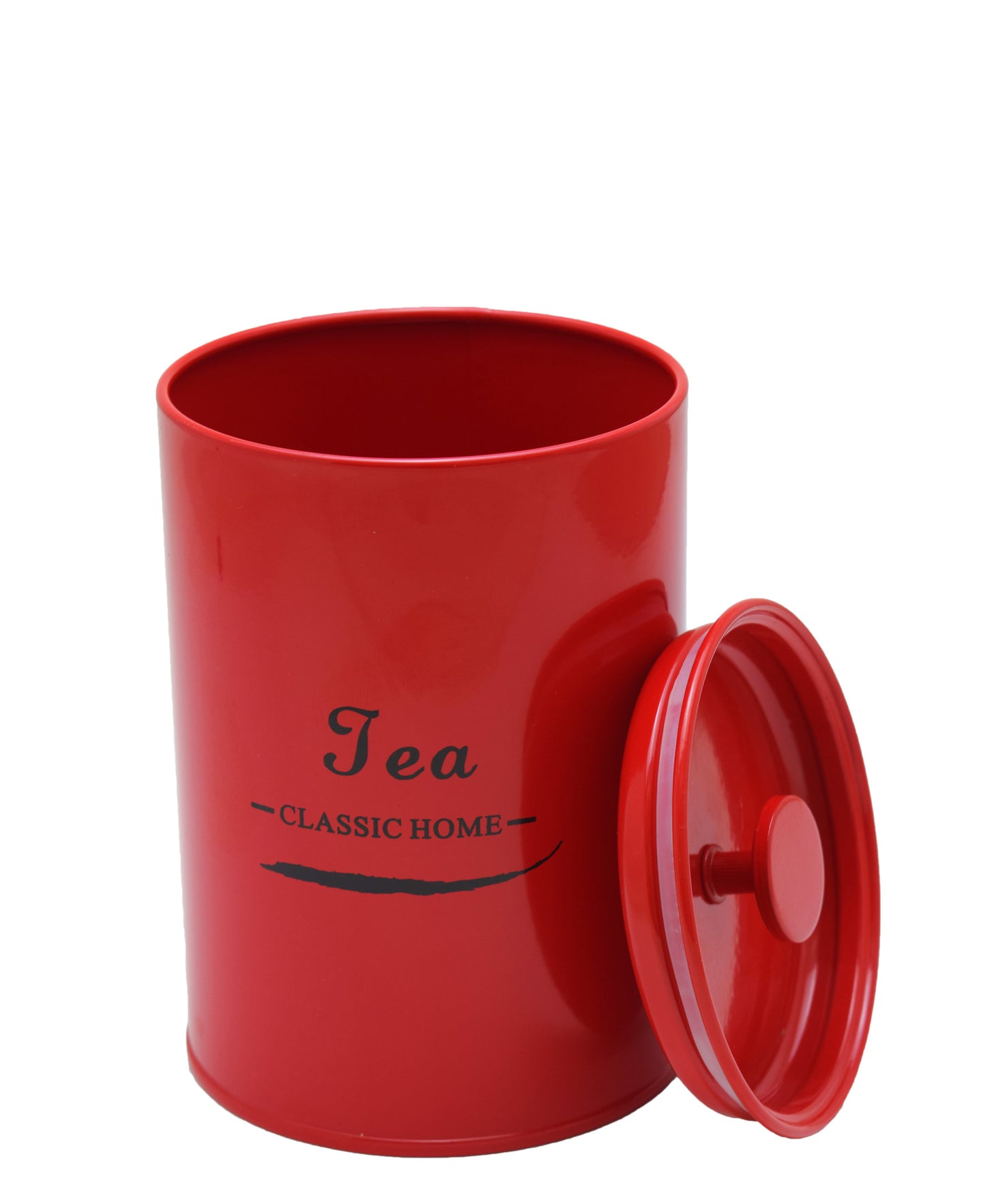 Retro Tea Canister - Red