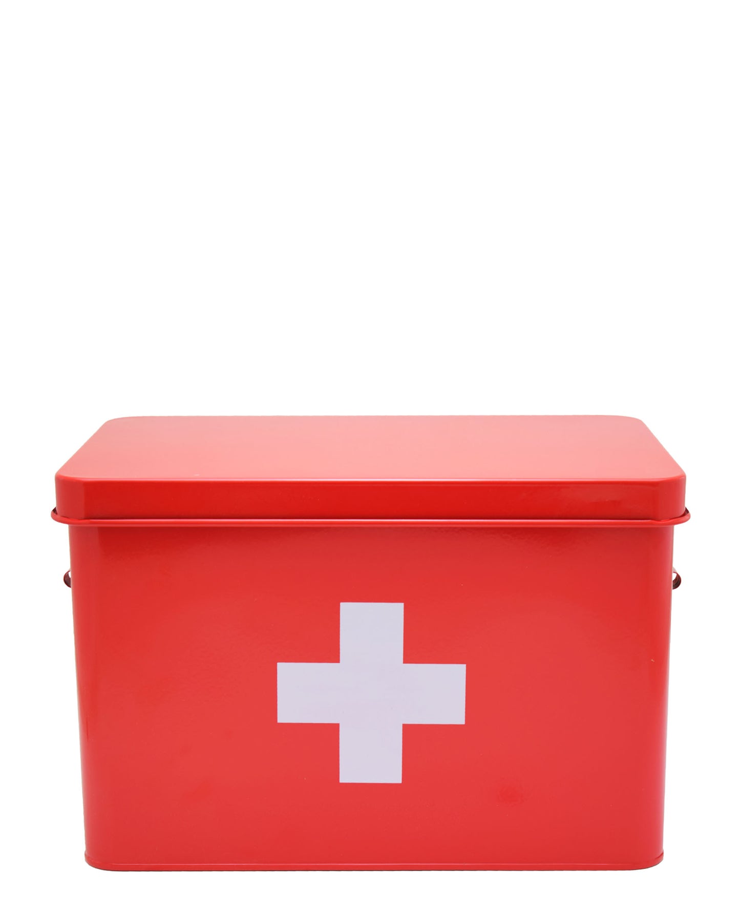 Retro Medicine Storage Box - Red