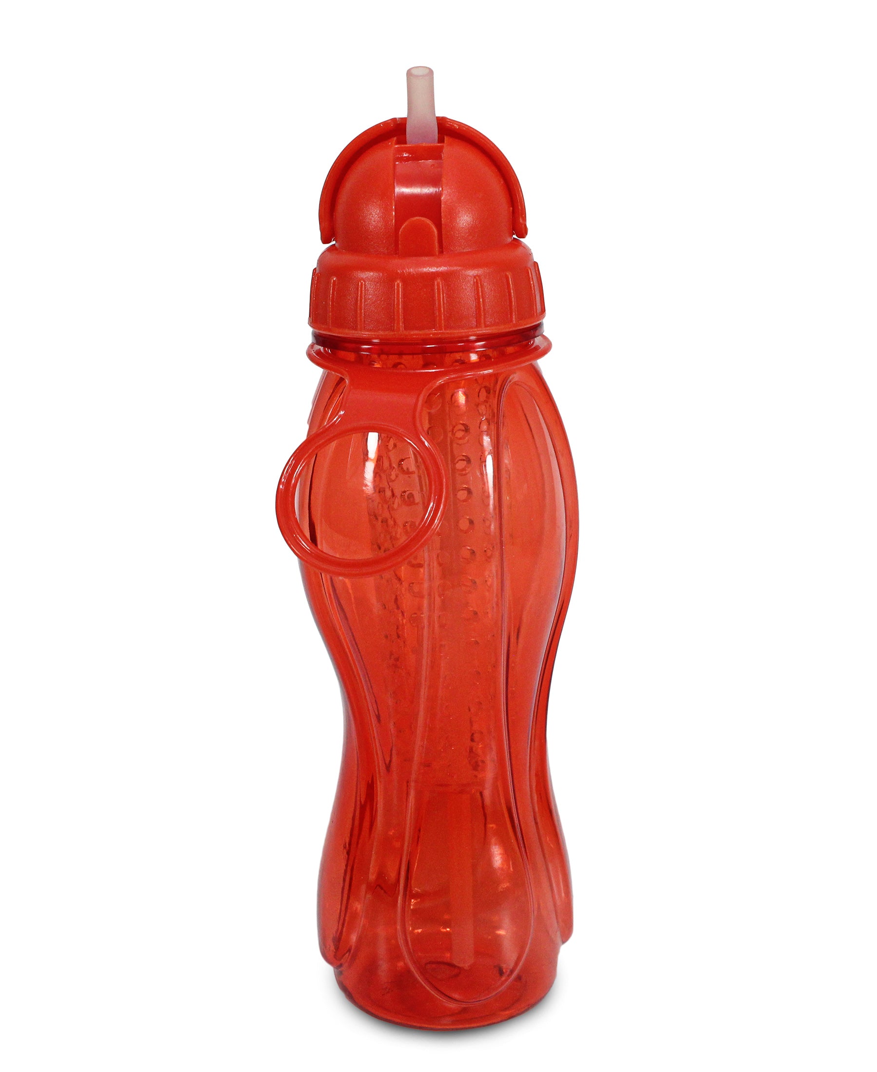 Aqua Water Bottle With Fruit Infuser - Red