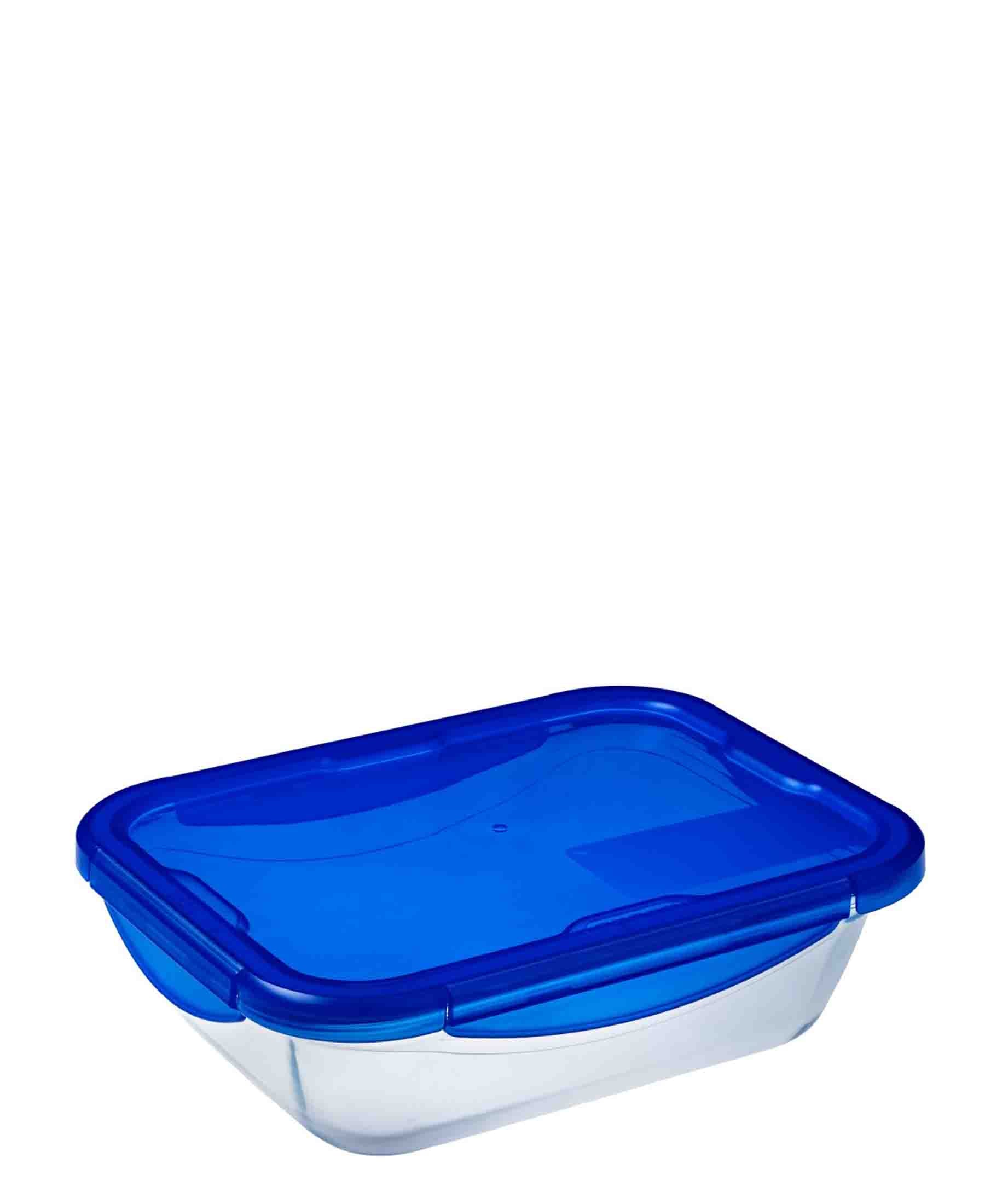 Pyrex Cook & Go Rect Medium Roaster With Lock-Lid - Clear – The Culinarium