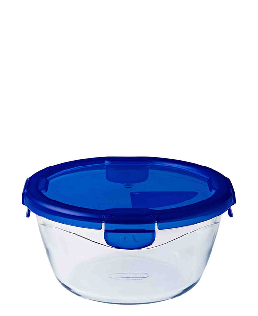 Pyrex Cook & Go Round Bowl with Lock-Lid  - Clear