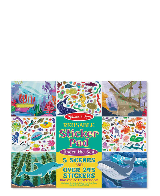 Melissa & Doug Reusable Sticker Pad Under The Sea