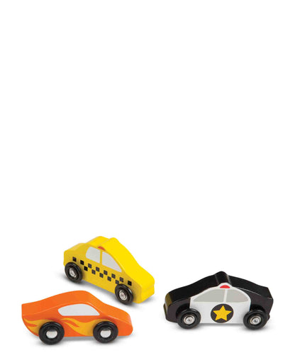 Melissa & Doug Wooden Cars Set