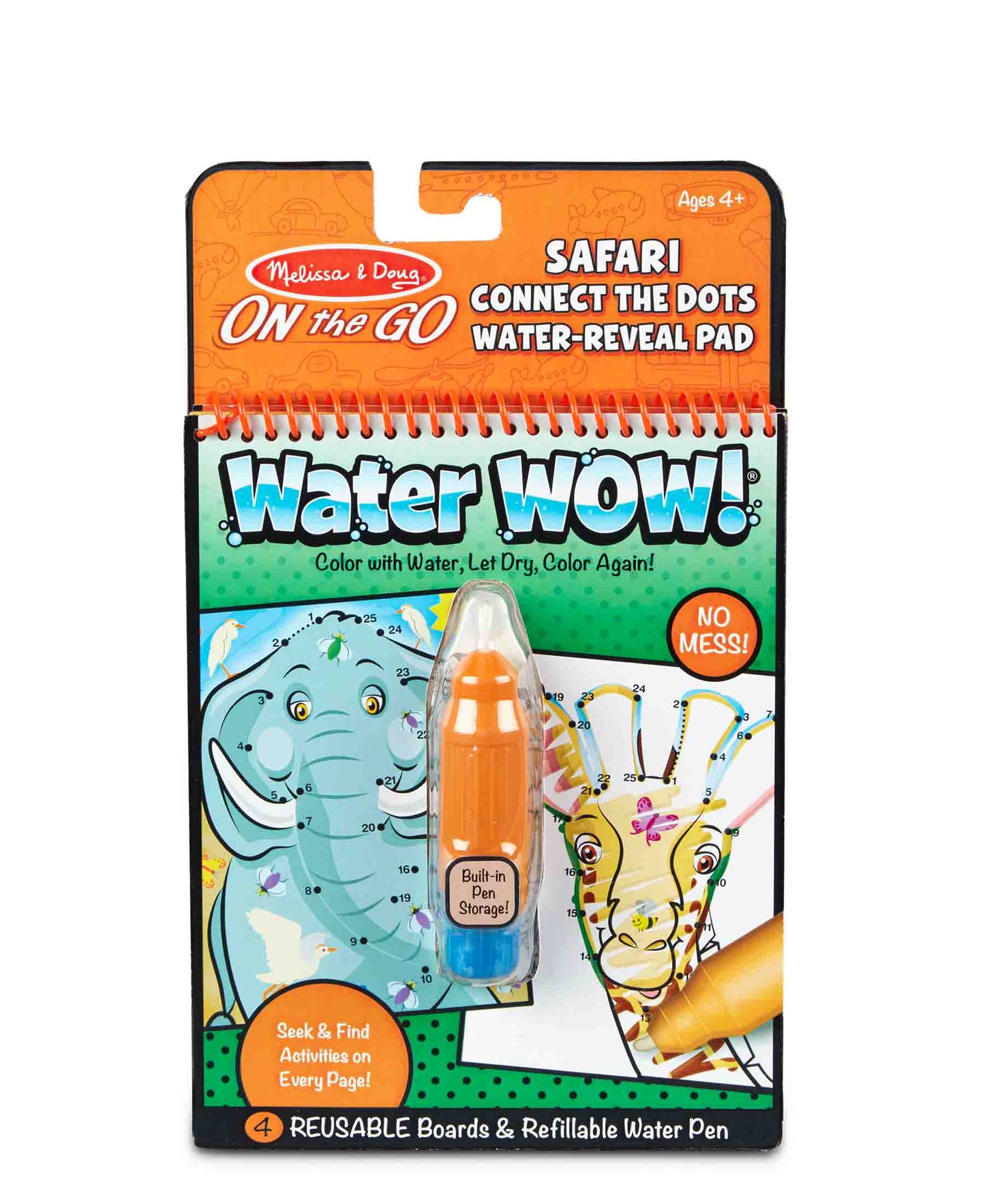 Melissa & Doug Water Wow Connect the Dots - Safari