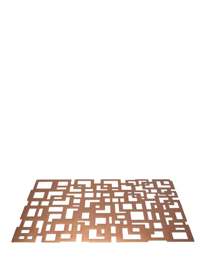 Kitchen Life Rectangular Cutout Placemat - Rose Gold