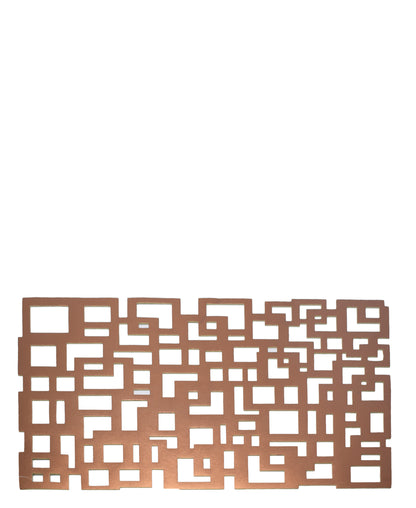 Kitchen Life Rectangular Cutout Placemat - Rose Gold