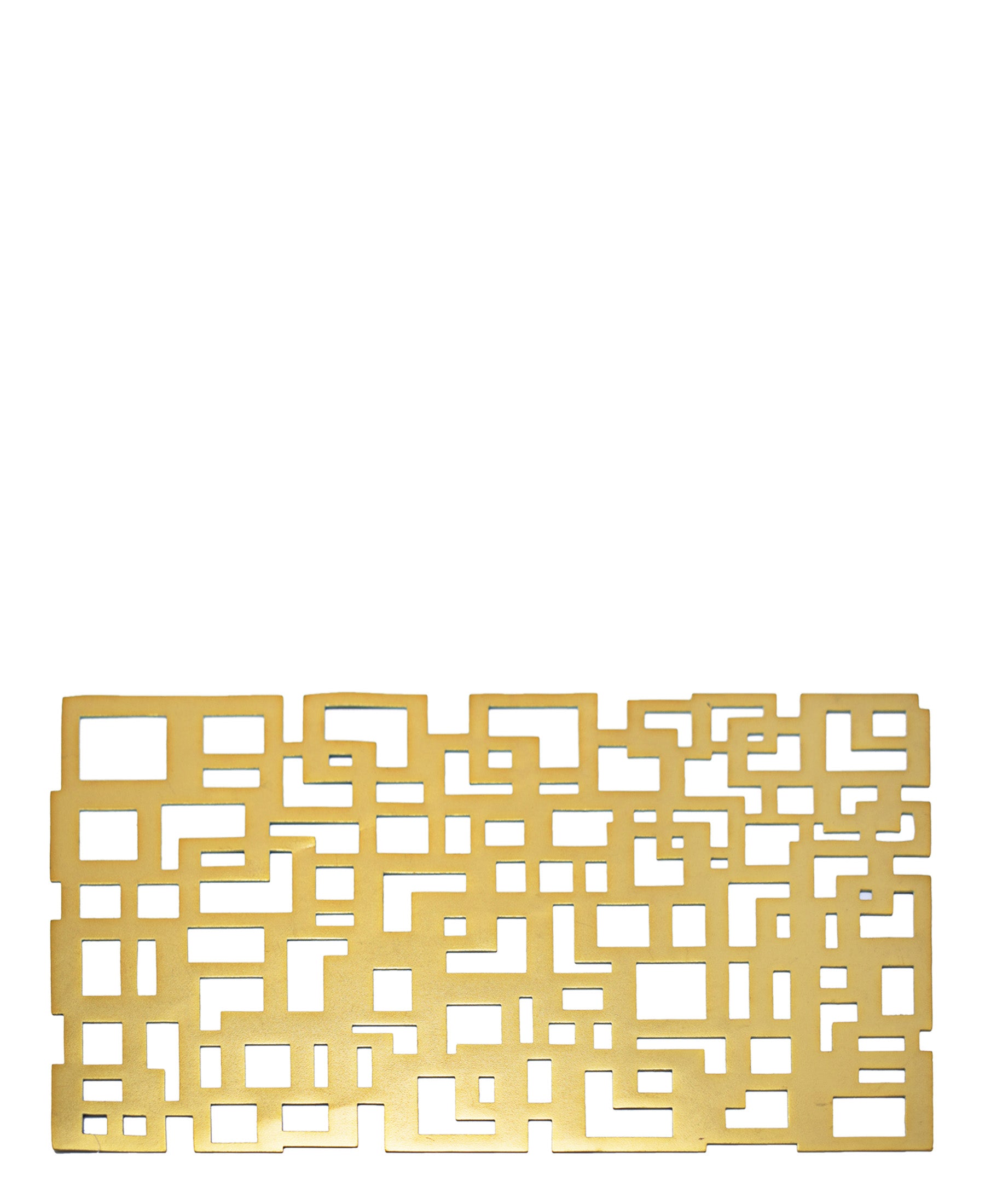 Kitchen Life Rectangular Cutout Placemat - Gold