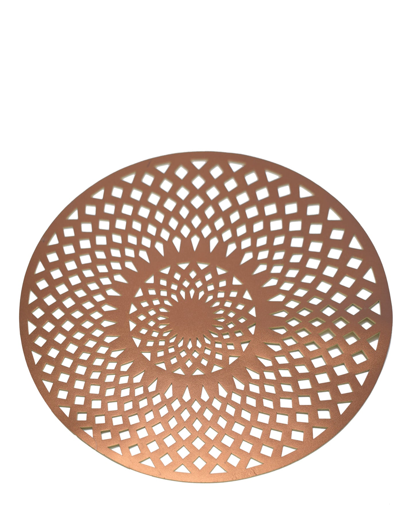 Kitchen Life Round Cutout Placemat - Rose Gold