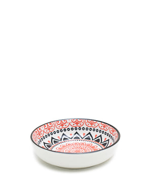 Shanghai Fruit Bowl 10cm - White & Red
