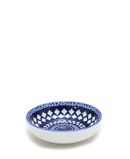 Shanghai Fruit Bowl 10cm - Navy & White