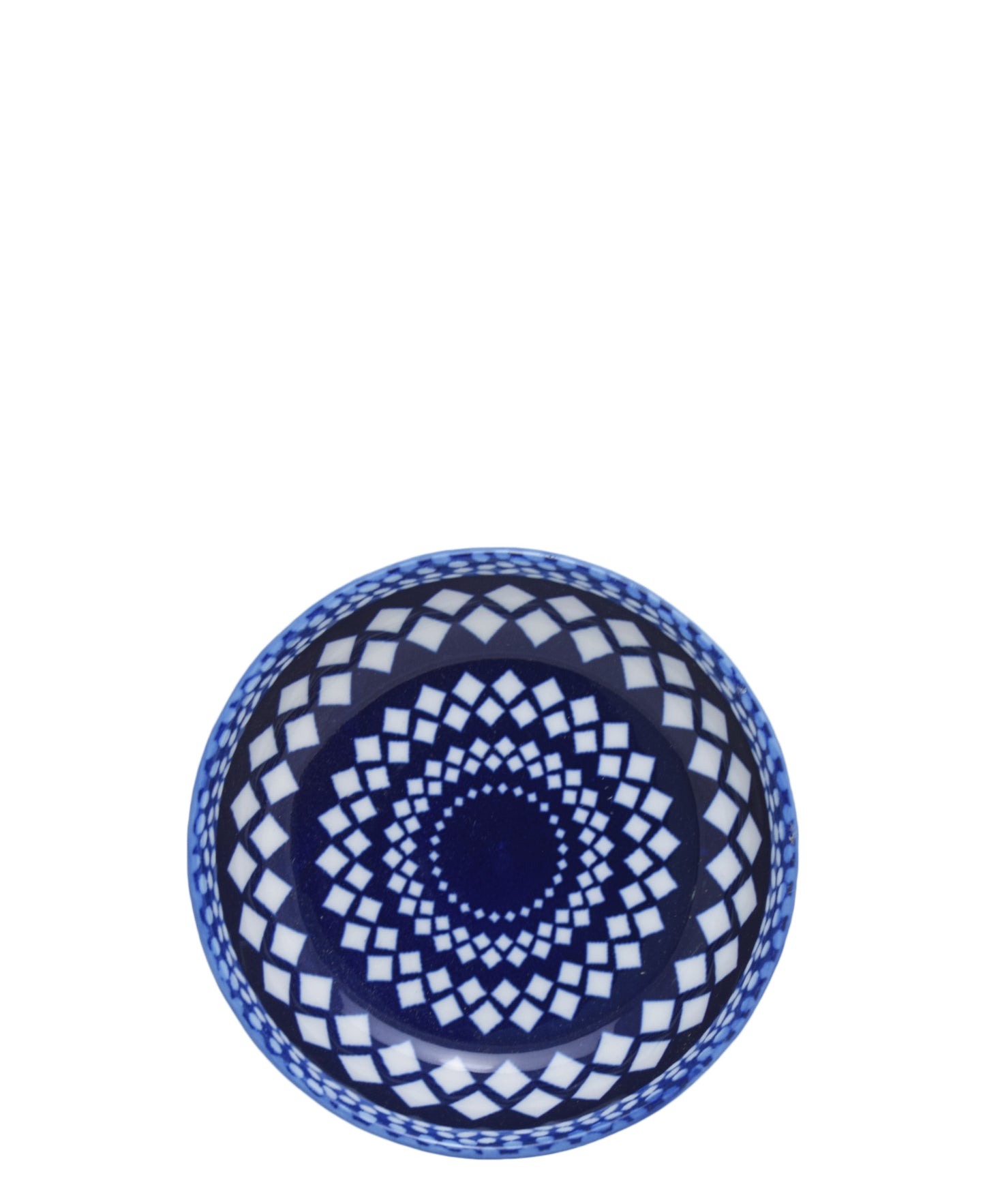 Shanghai Fruit Bowl 10cm - Navy & White