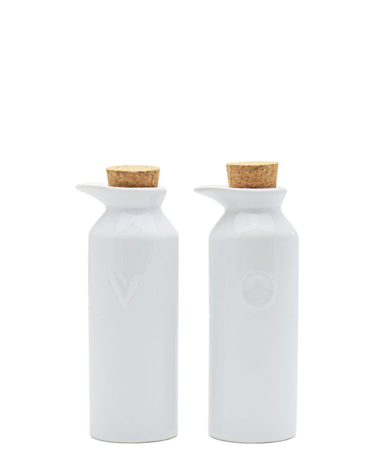 Eetrite Oil & Vinegar Serving Set - White