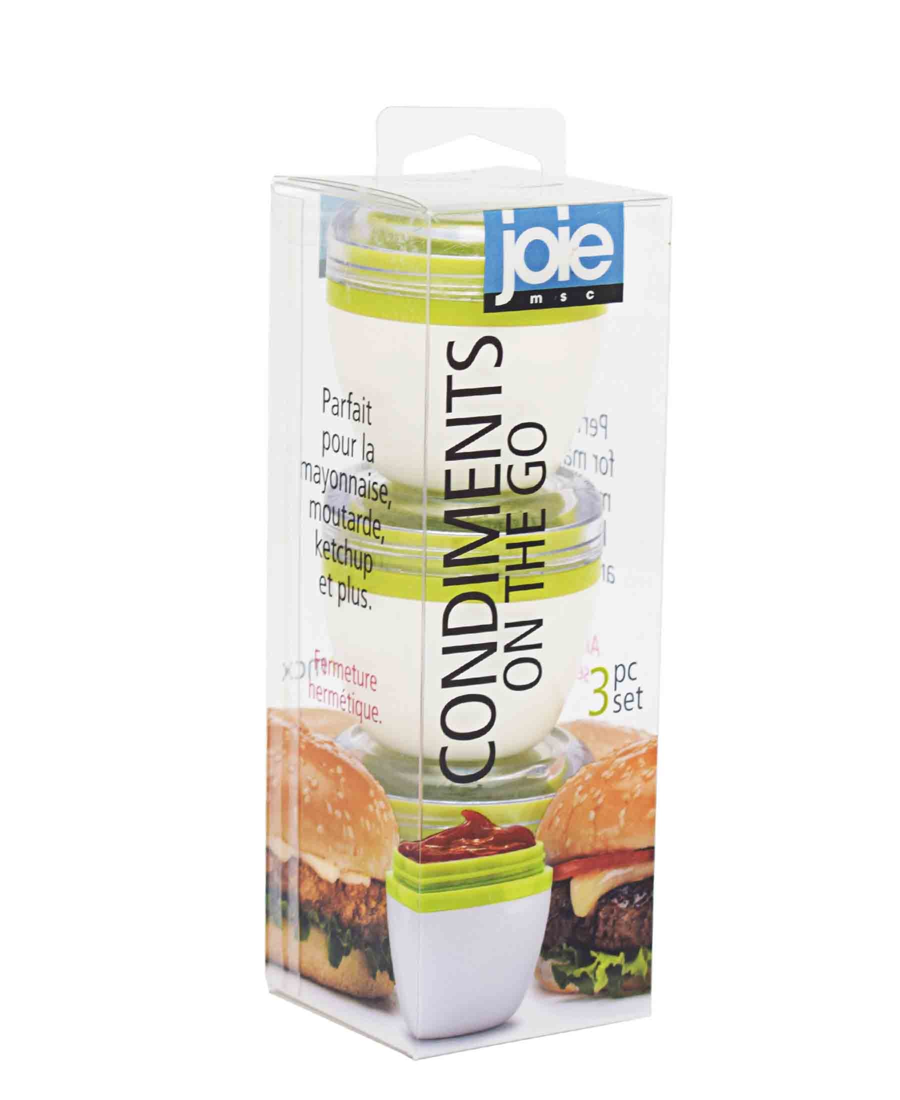 Joie 3 Piece Condiments On The Go - Green