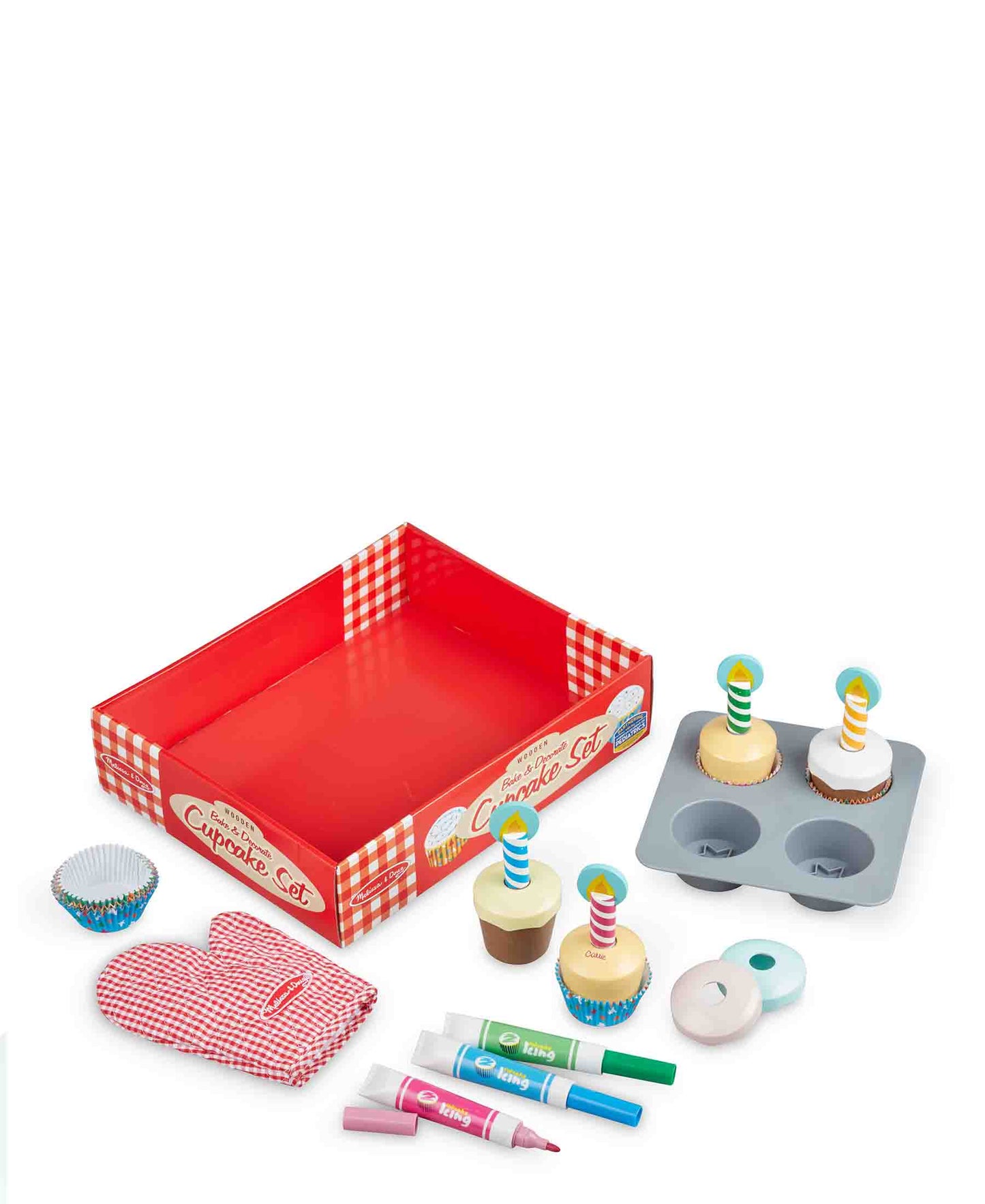 Melissa & Doug Bake & Decorate Cupcake Set