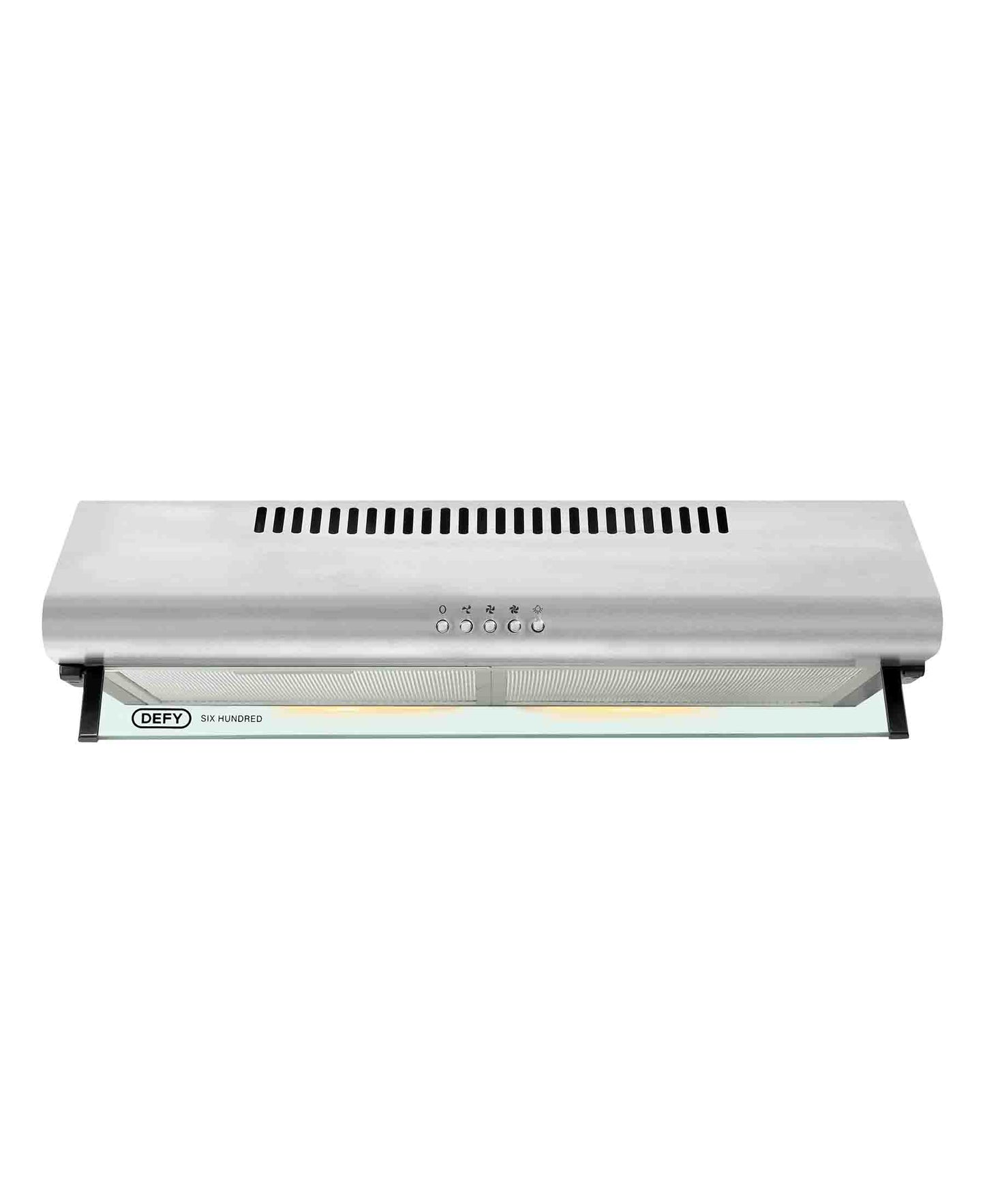 Defy 60cm Cooker Hood - Silver