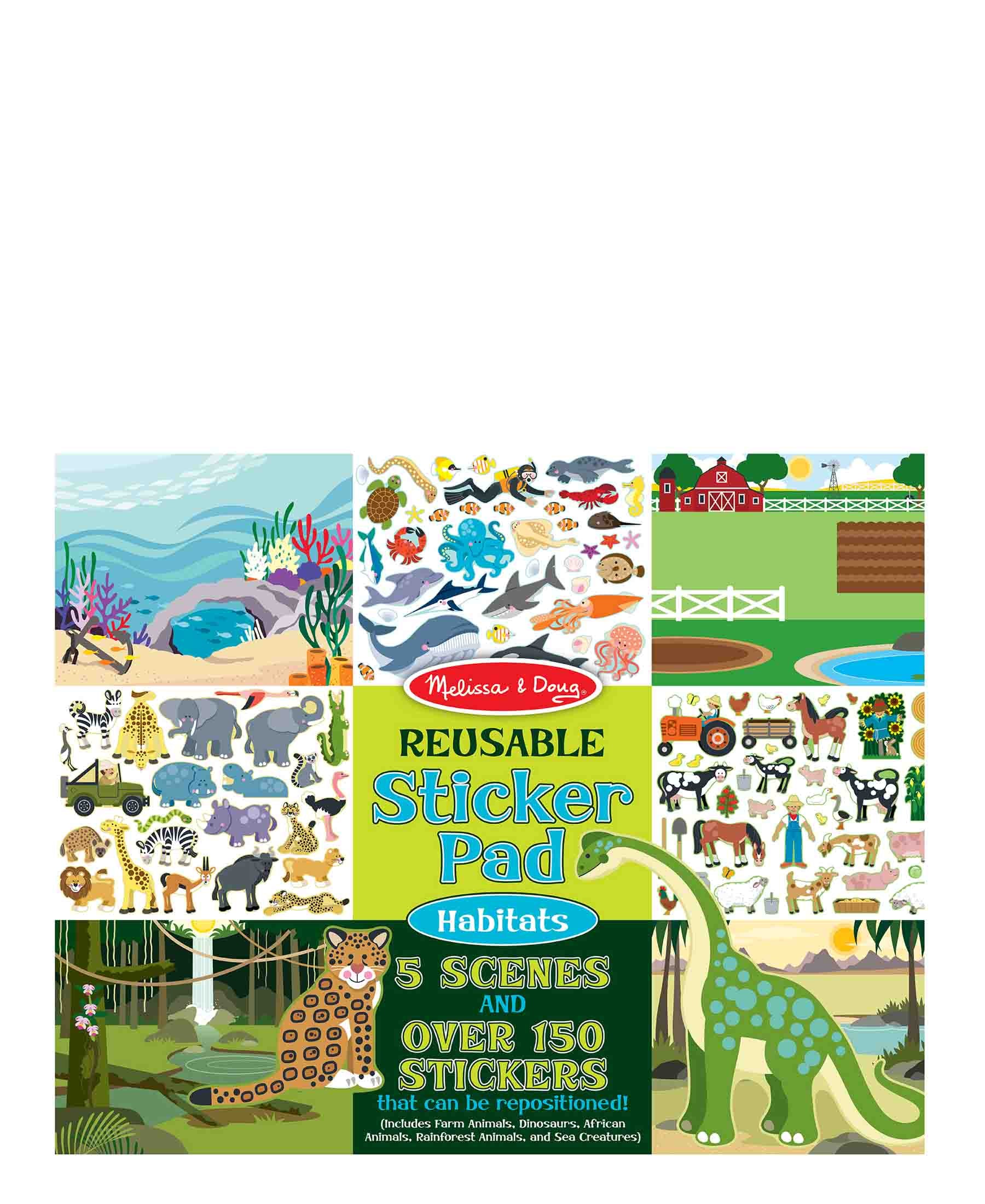 Reusable Sticker Pad - Habitats