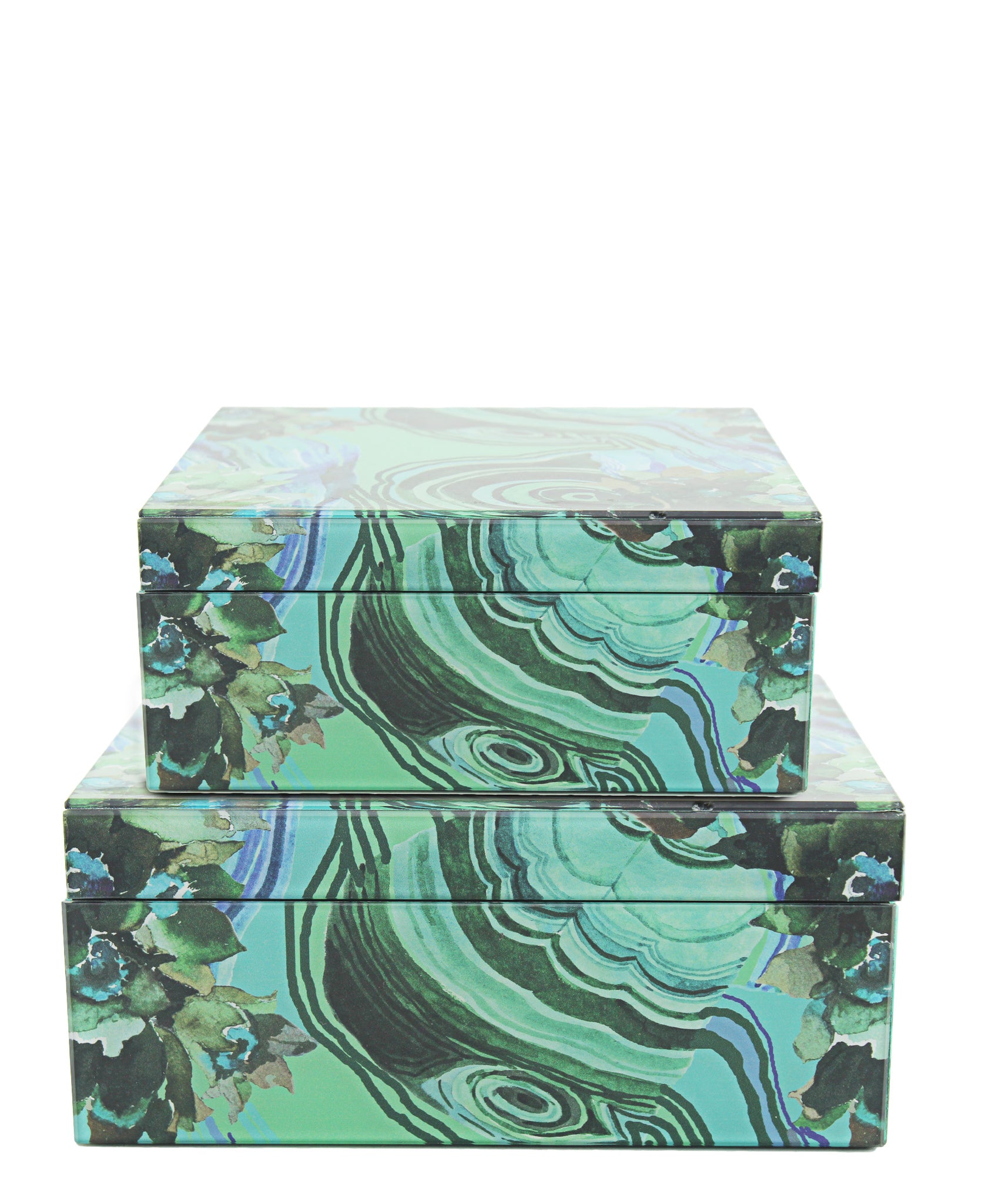 Edecor Cone Jewelry Box 2 Piece - Blue