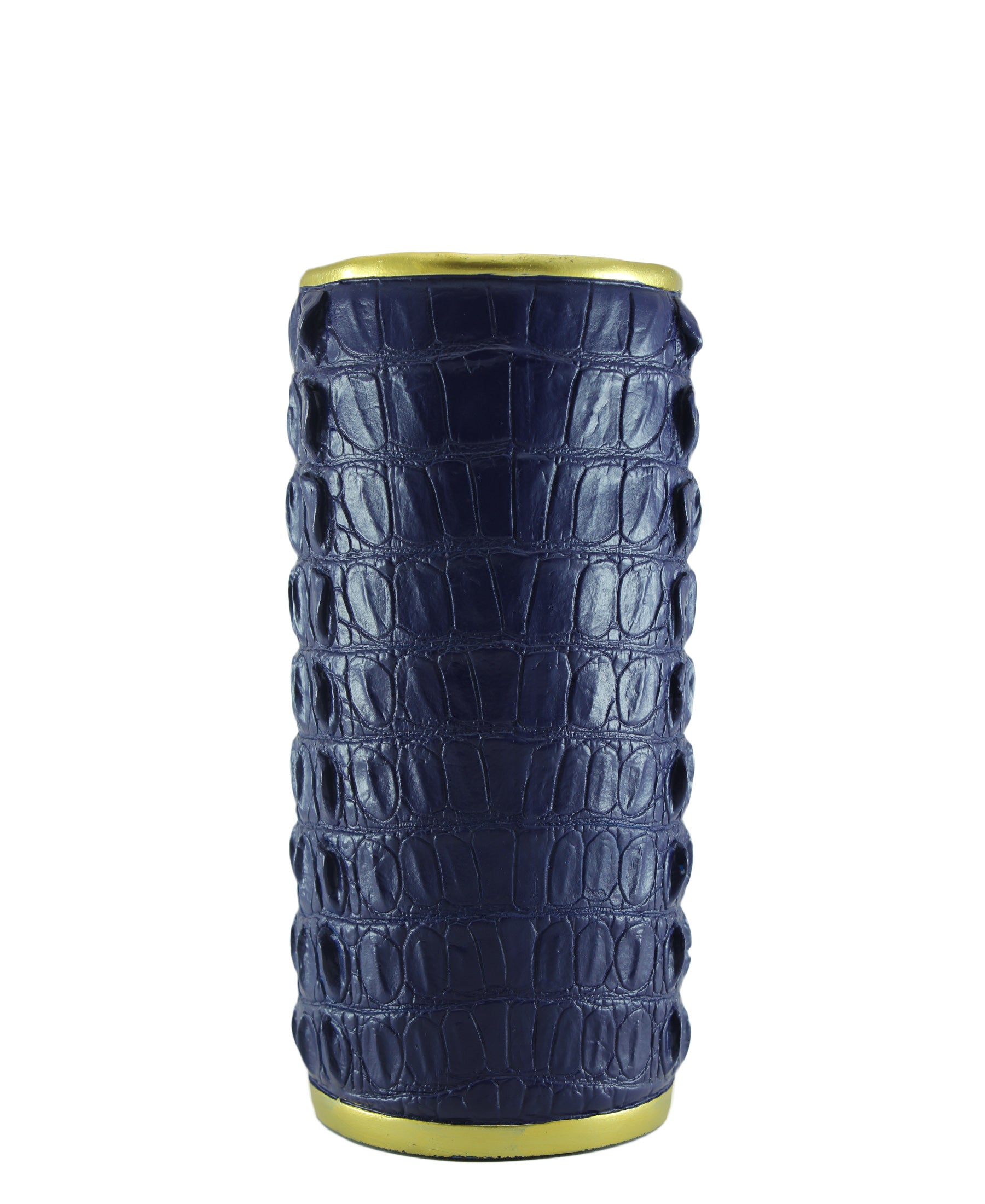 Urban Decor Cylinder Vase Croc - Blue