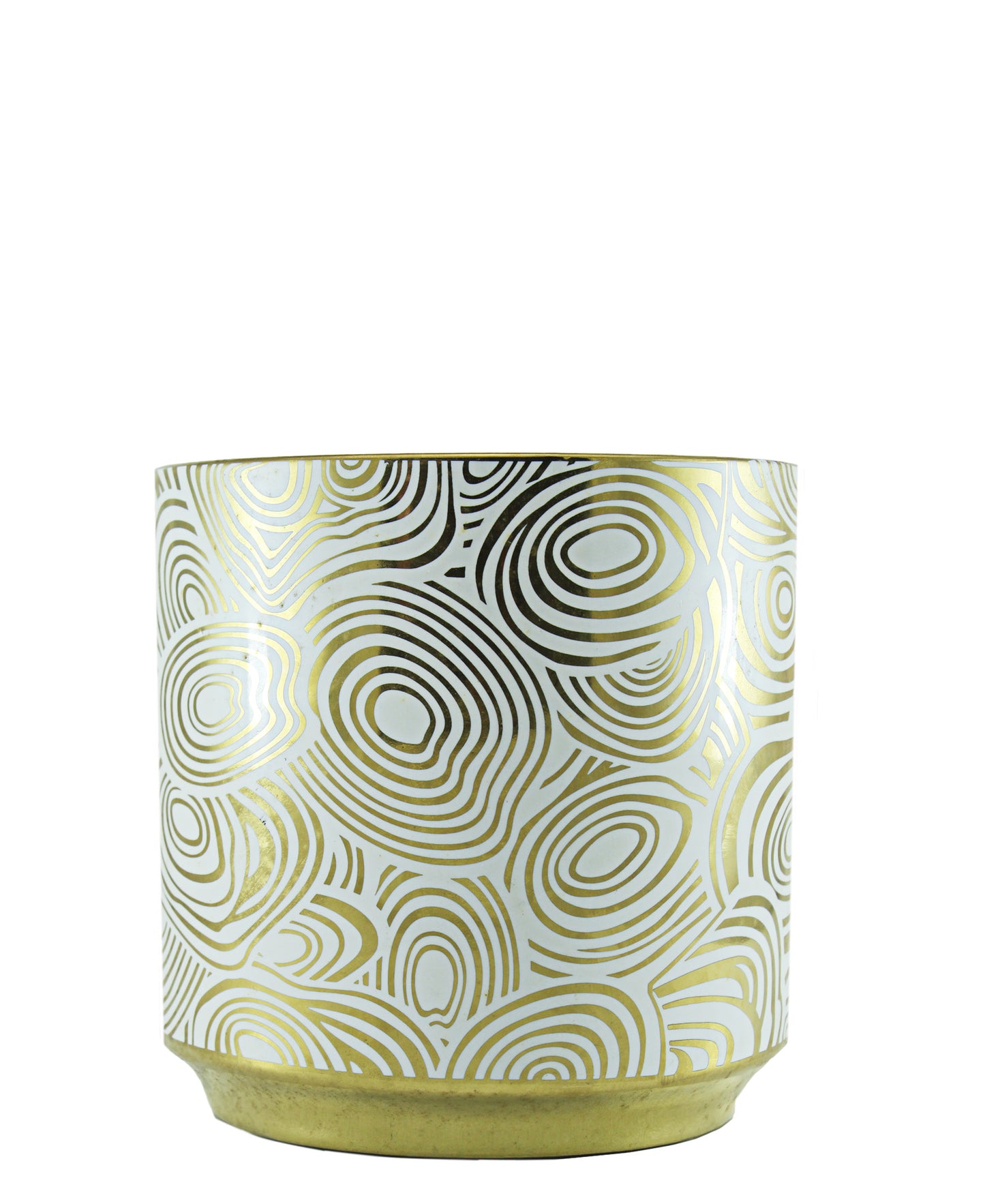 Urban Decor Ceramic Hallie Vase - Gold