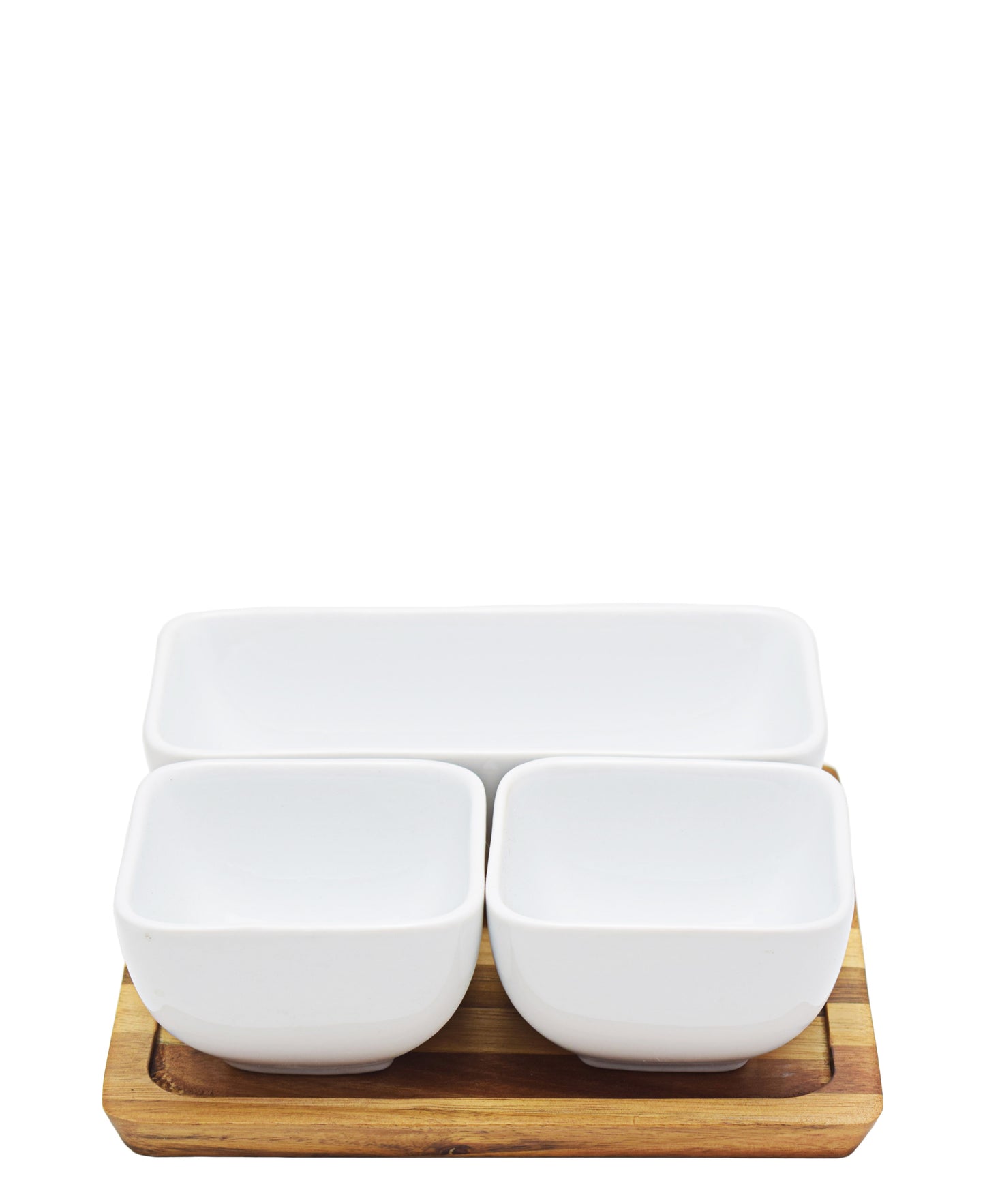 Eetrite Condiment Serving Set - White