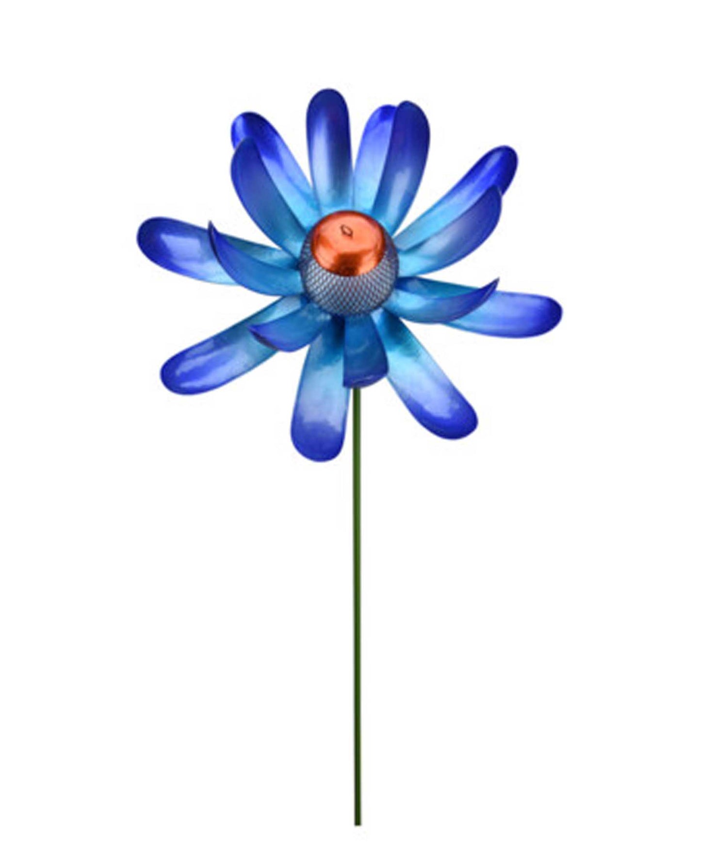 Standing Flower Bird Feeder - Blue