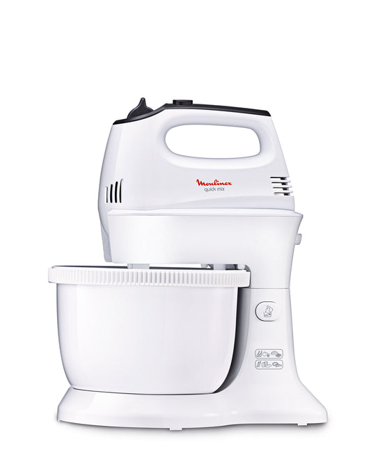 Moulinex Quick Mix Hand Mixer With Bowl - White