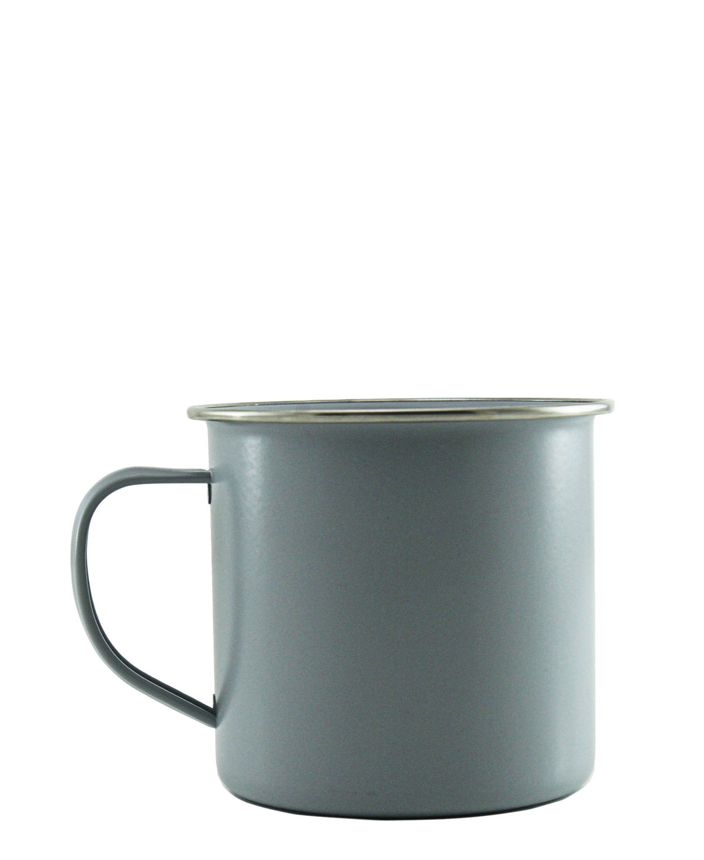 Kitchen Life Enamel French Mug - Blue Metal