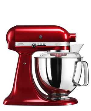 KitchenAid Artisan 4.8L Stand Mixer - Candy Apple Plus Free Vegetable Cutter