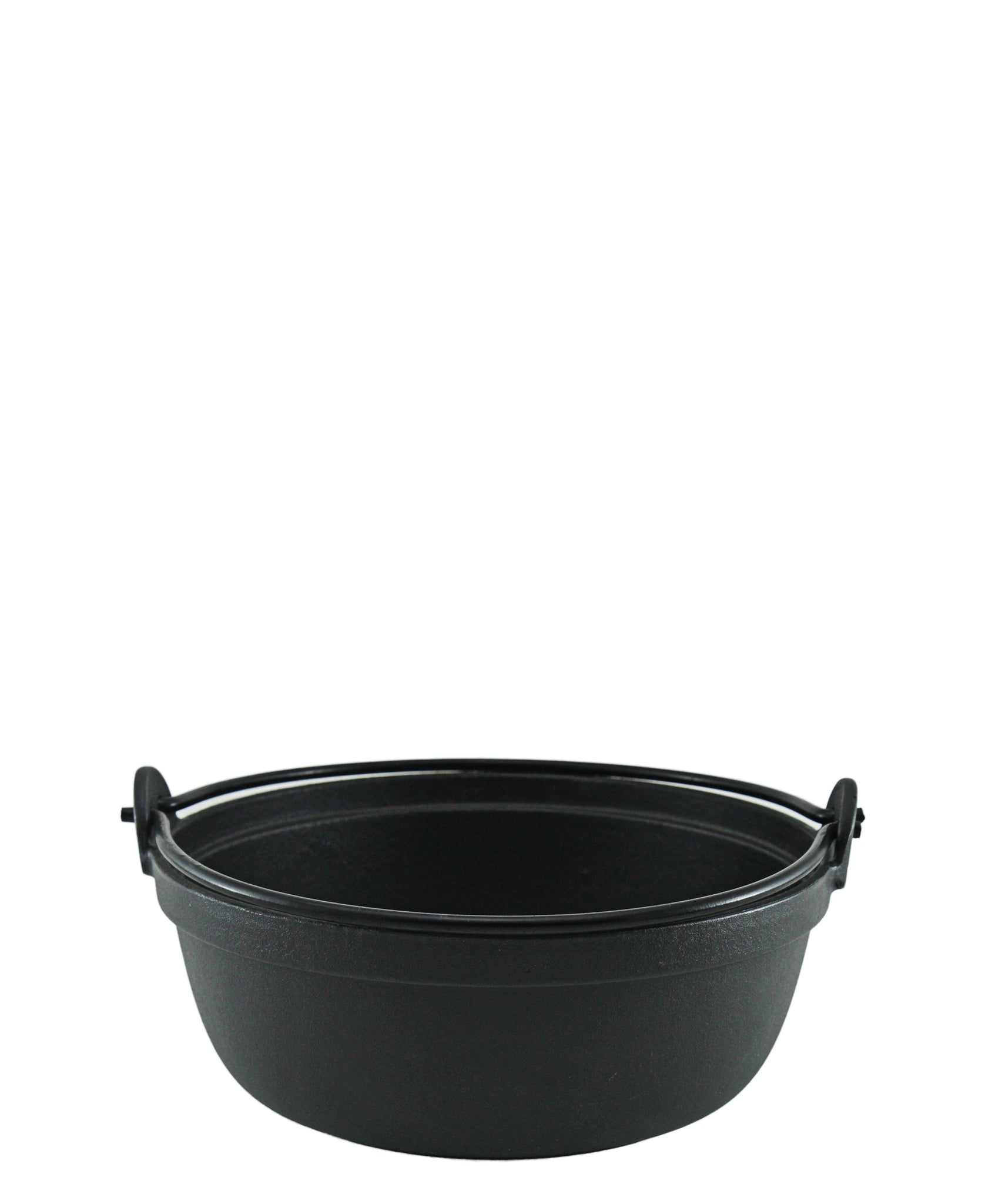 Regent Cast Iron Hot Pot With Wooden Lid - Black