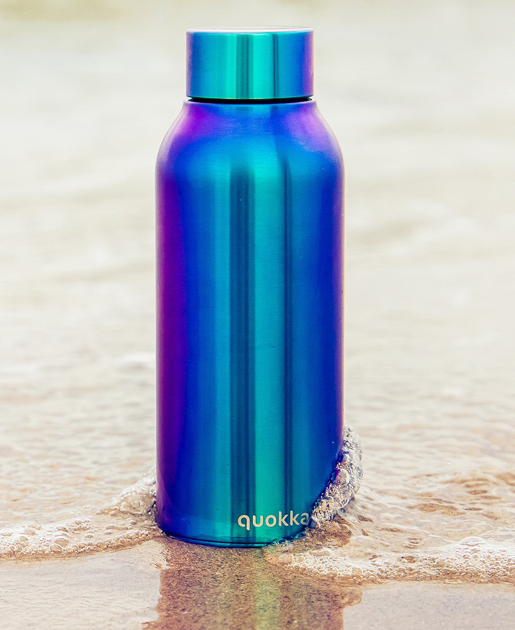 Quokka Solid Daily Bottle 510ml One Size- Neo Chrome
