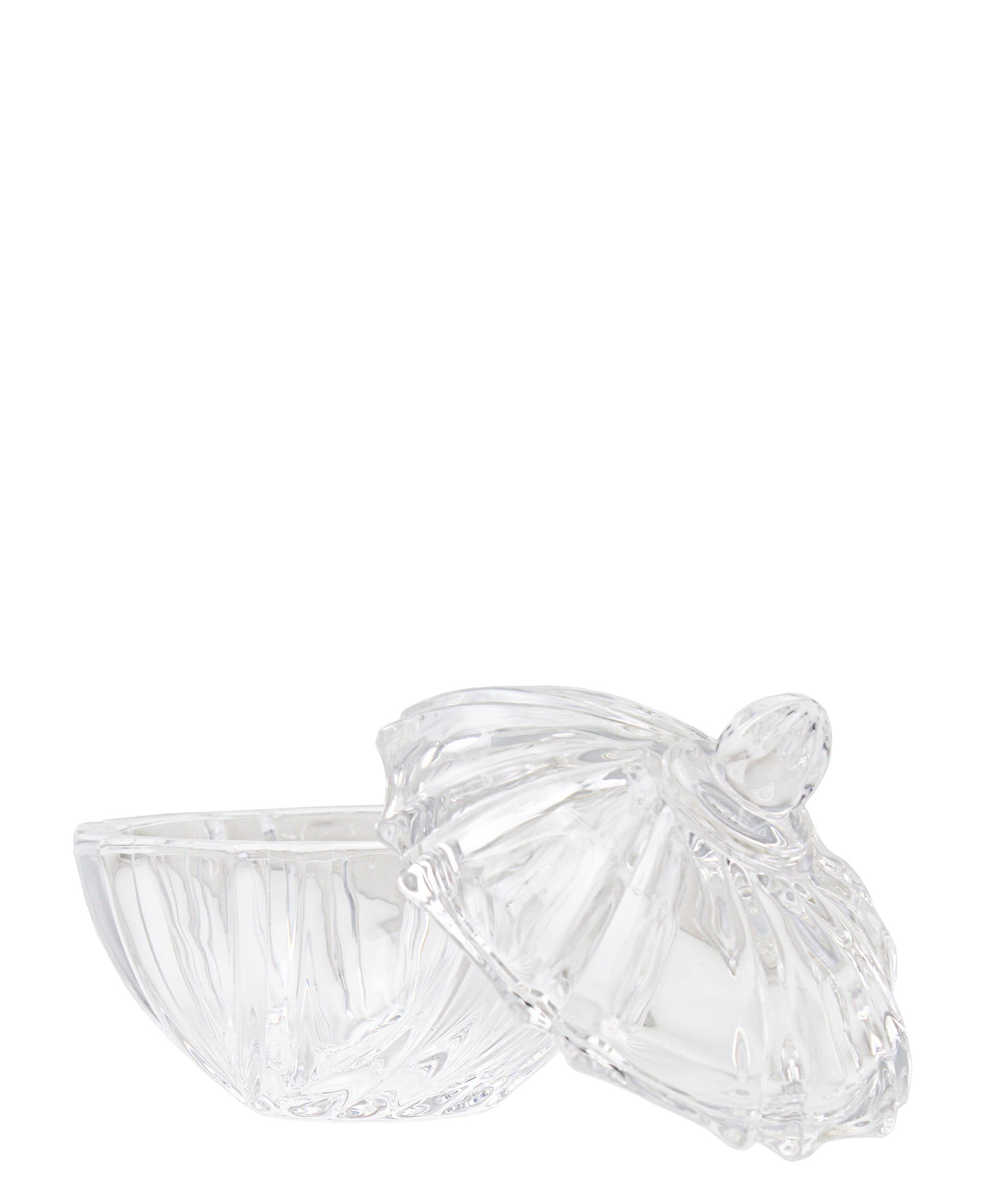 Kitchen Life Crystal Bowl With Lid - Clear
