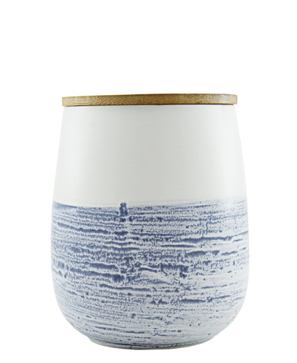 Ciroa Skyline Storage Jar Medium - Blue