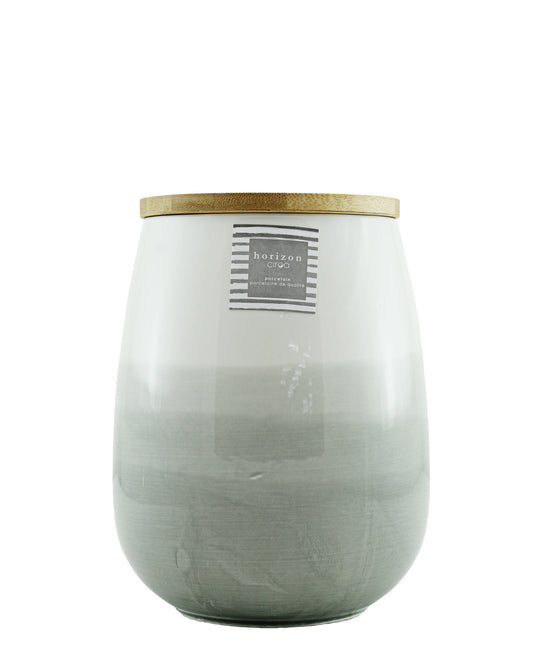 Ciroa Horizon Porcelain Canister with Lid large
