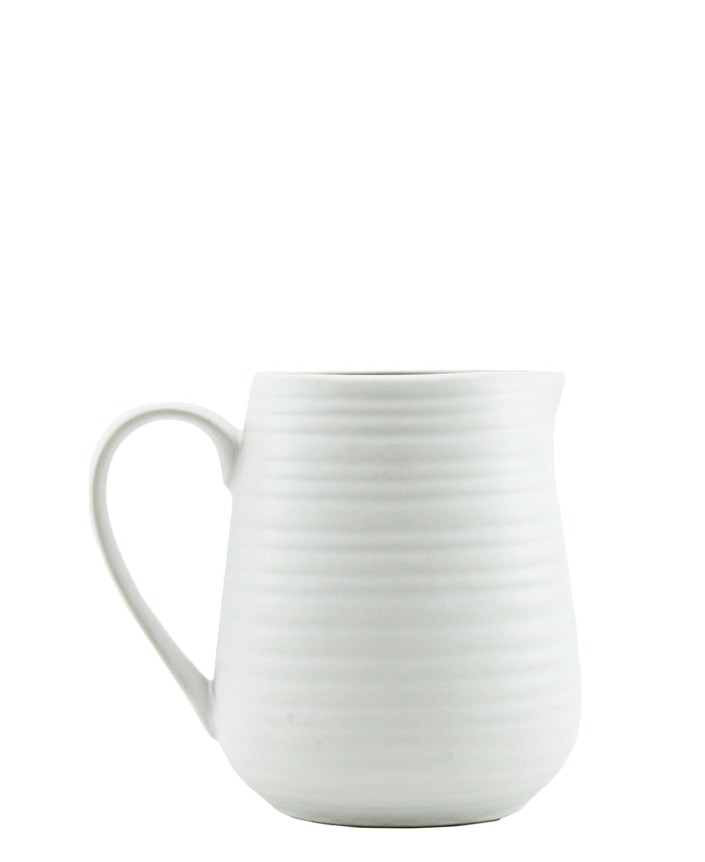 Ciroa Liquid Lines Cream Jug - White