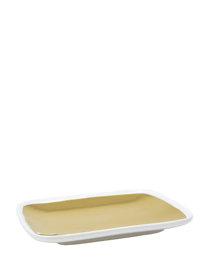 Symphony Adorn Tray 19,5cm - White & Gold