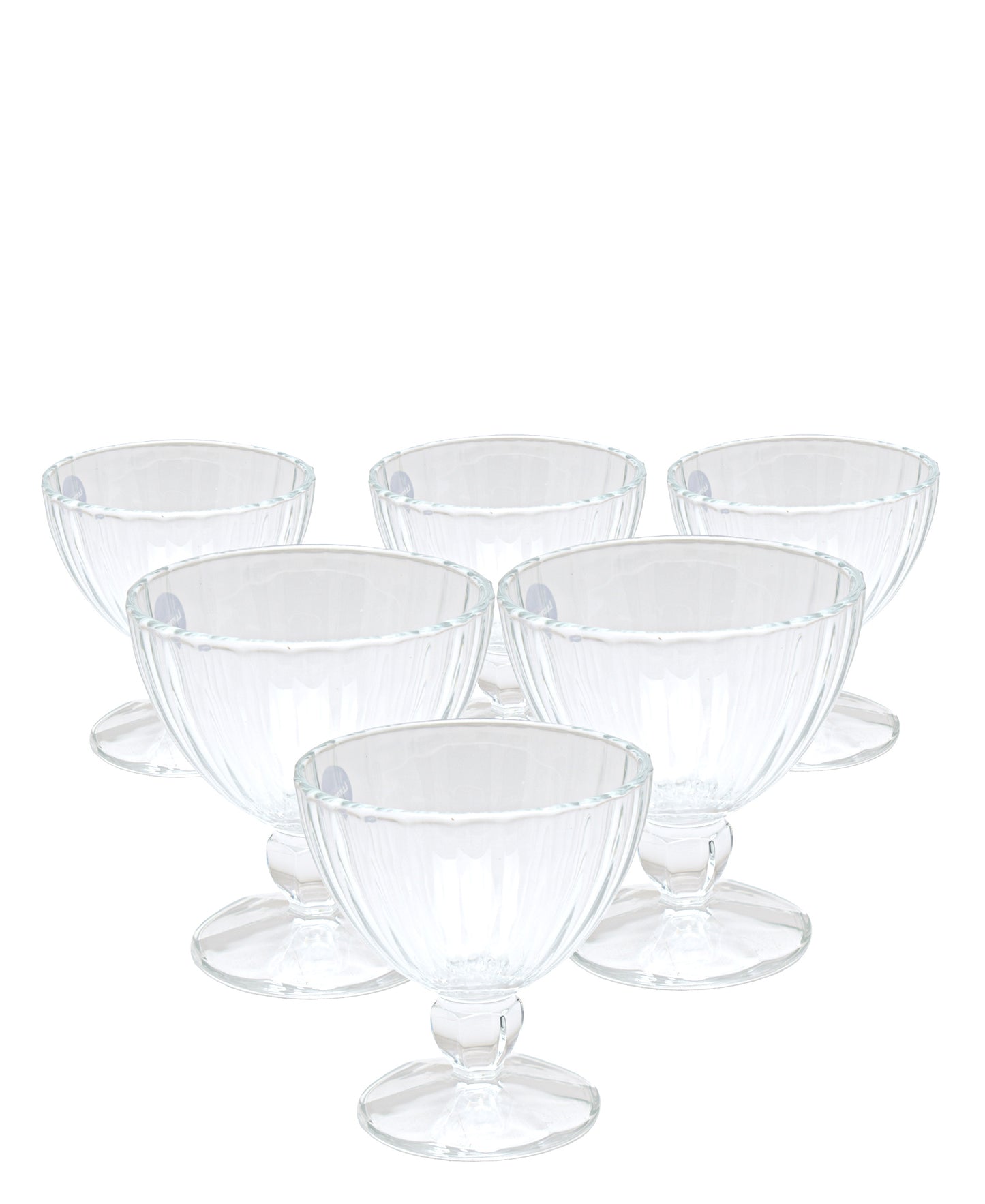 Luminarc Quadro Ice Cream Sundae 6pc - Clear