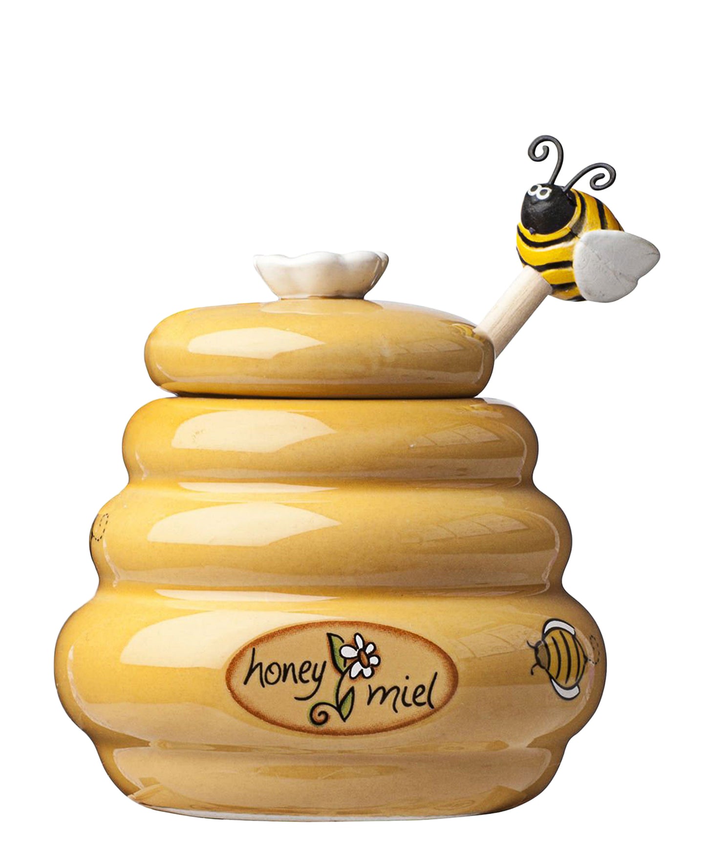 Joie Mini Honey Pot & Dipper - Yellow