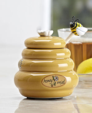 Joie Mini Honey Pot & Dipper - Yellow
