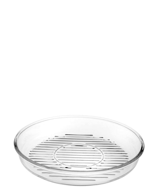 Borcam Grill Round Tray with Ribbed Bottom 260mm