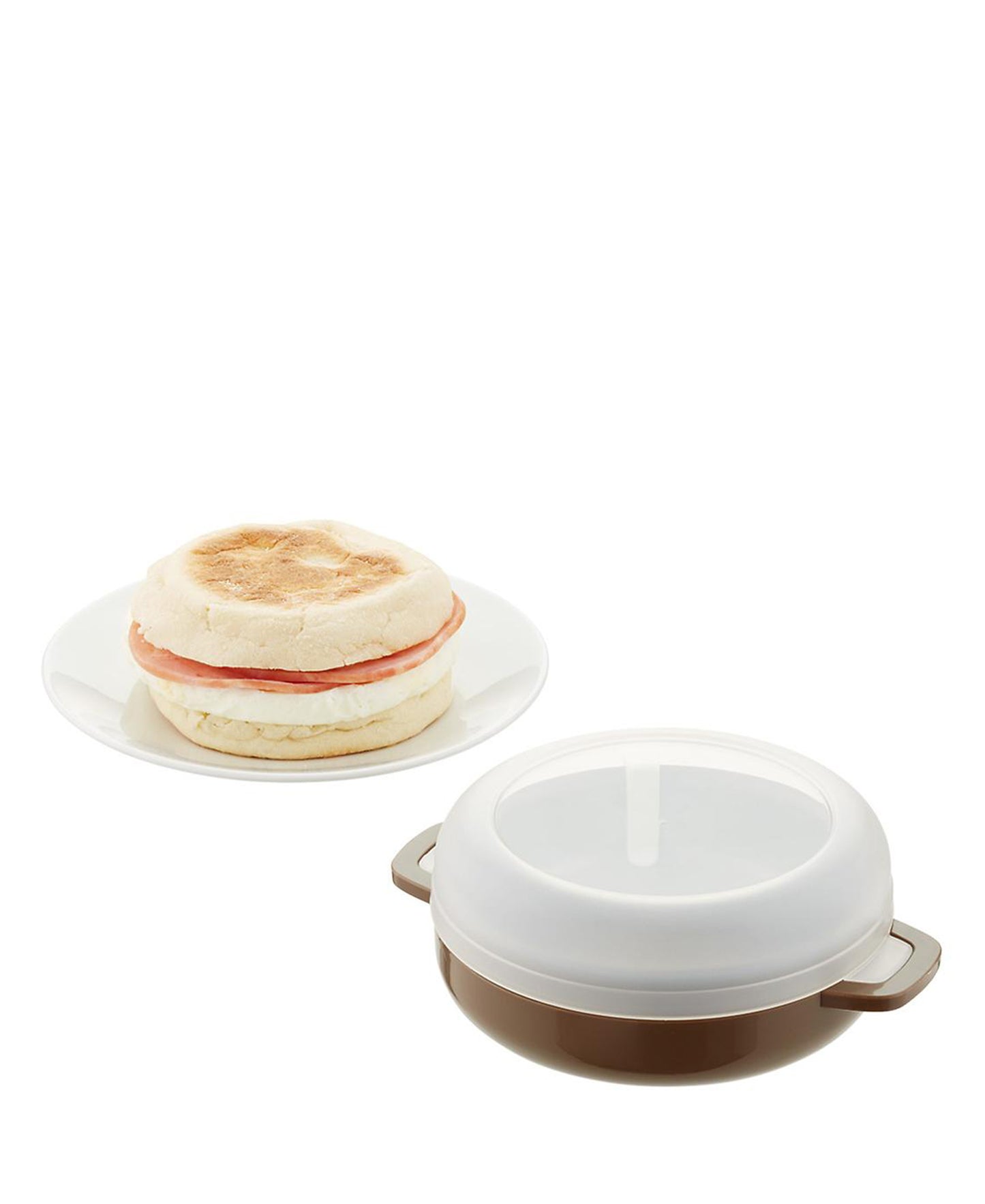 Progressive Microwave Breakfast Sandwich Egg Maker - Brown