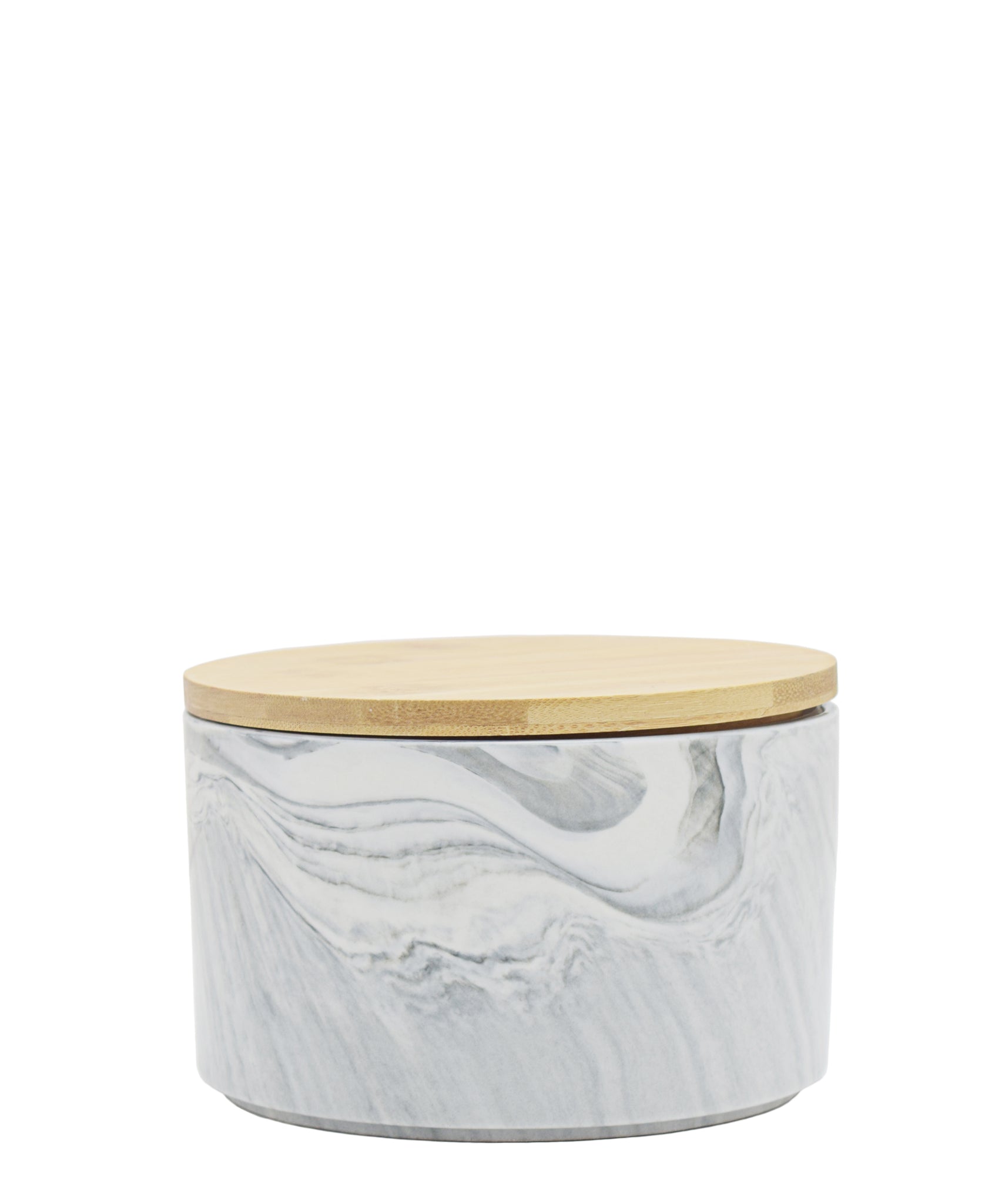 Ciroa Marble Canister White & Grey - Small